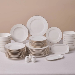 Karaca Elegance Bone Massimo 53 Parça Yemek Takımı