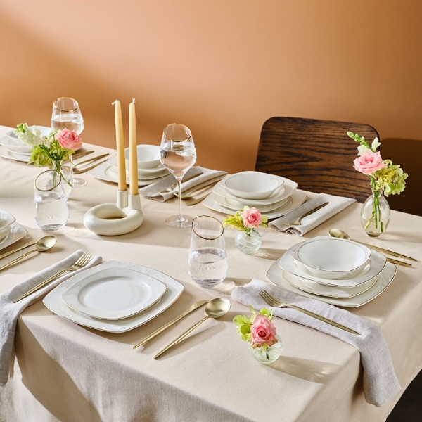 Karaca Elegance Bone Serena 24 Parça Yemek Takımı