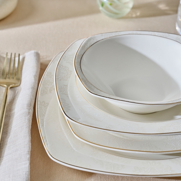 Karaca Elegance Bone Serena 24 Parça Yemek Takımı