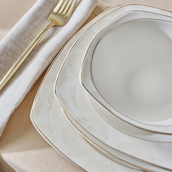 Karaca Elegance Bone Serena 24 Parça Yemek Takımı