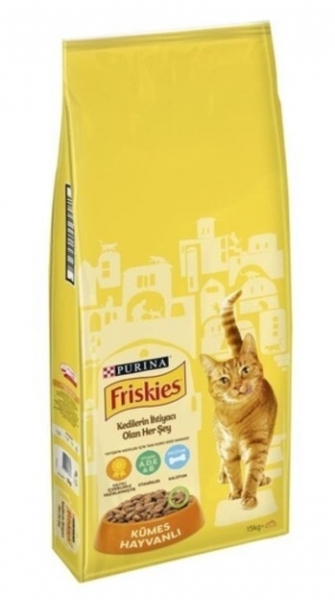 Friskies Kümes Hayvanlı Yetişkin 15 kg Kedi Maması