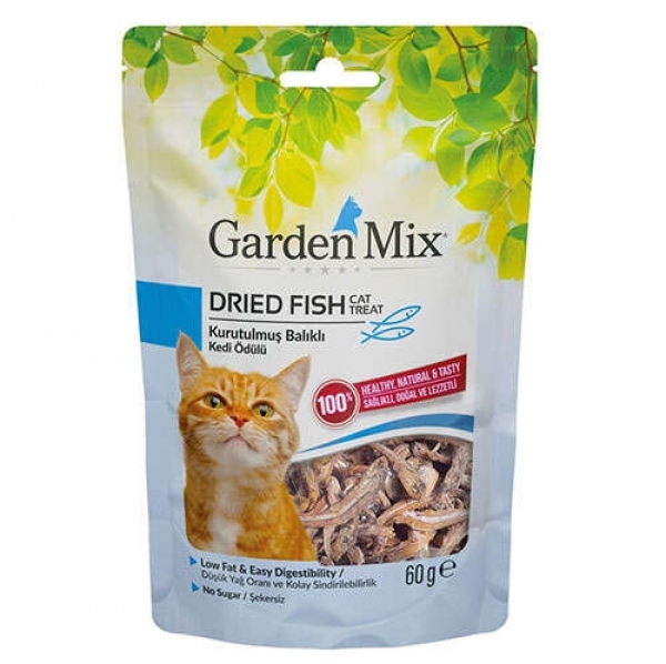 Garden Mix Kurutulmuş Balıklı 60 gr Kedi Maması