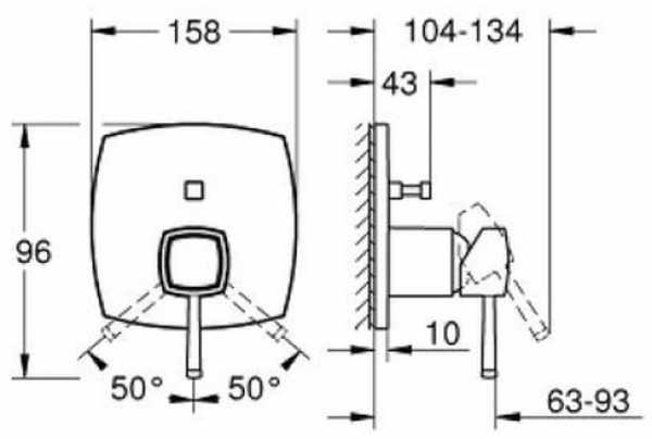 Grohe Grandera 24260000 Duş Bataryası