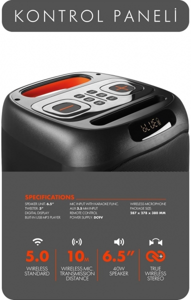 Powerway Mio Bluetooth Hoparlör