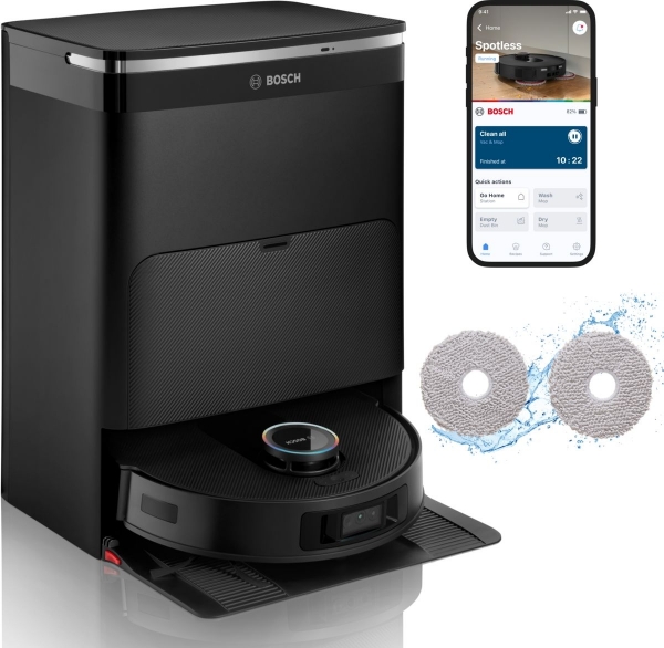 Bosch Spotless Max Cam Robot Süpürge+Mop