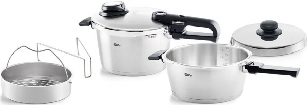 Fissler Vitavit Premium 4.5+3.5 Düdüklü Tencere (4.5 Litre / 3.5 Litre)