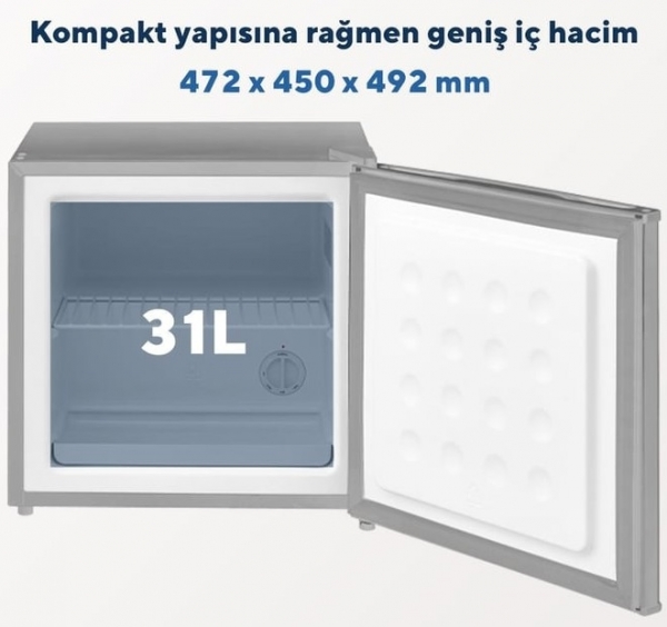 Kumtel HFR-50 SL Silver Derin Dondurucu