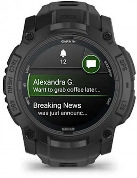 Garmin Instinct 3 AMOLED Tactical 50mm Aktivite Saati