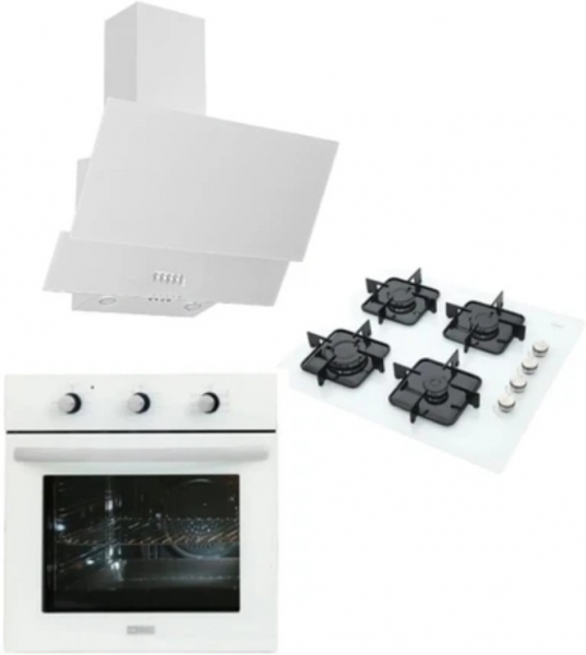 Ukinox Beyaz Ankastre Set Ares 60 + Yoga Modern + Hawk 60