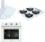 Ukinox Beyaz Ankastre Set Felix + Yoga Modern + Hawk 60