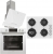 Uğur Steam Chef Beyaz Ankastre Set UAO 6041W3 BCY RSR1 + UAF 6011DB BCPST + UAD 6012G BA3D