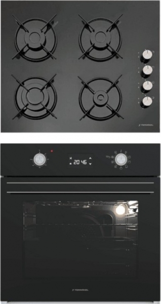 Termikel Siyah 2'li Ankastre Set BH P6144C B + BO O6555C DB +