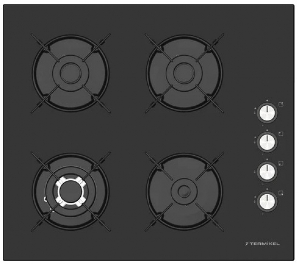 Termikel Siyah 2'li Ankastre Set BH P6194C B + BO O6435C B +