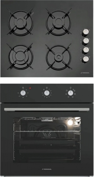 Termikel Siyah 2'li Ankastre Set BH P6144C B + BO O6435C B +