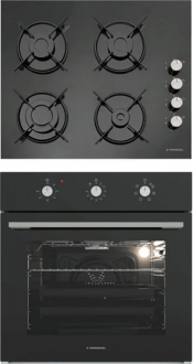 Termikel Siyah 2'li Ankastre Set BH P6144C B + BO O6435C B +