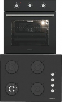 Termikel Siyah 2'li Ankastre Set BH P7194C B + BO O6435C B +