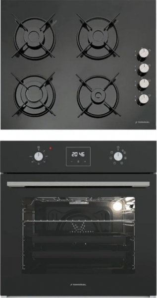 Termikel Siyah 2'li Ankastre Set BH P6144C B + BO O64D5C B +