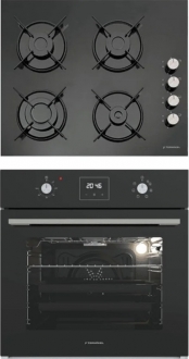 Termikel Siyah 2'li Ankastre Set BH P6144C B + BO O64D5C B +