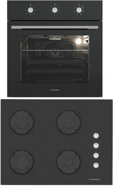 Termikel Siyah 2'li Ankastre Set BH P7144C B + BO O6435C B +