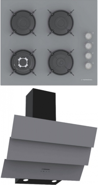 Termikel Gri 2'li Ankastre Set BH P6194C A + + CH S6532C BA