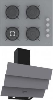 Termikel Gri 2'li Ankastre Set BH P6194C A +  + CH S6532C BA