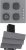 Termikel Gri 2'li Ankastre Set BH P6194C A +  + CH S6532C BA