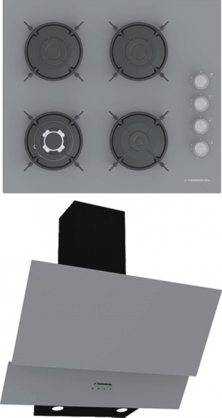 Termikel Gri 2'li Ankastre Set BH P6194C A + + CH C6532C BA