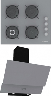 Termikel Gri 2'li Ankastre Set BH P6194C A +  + CH C6532C BA