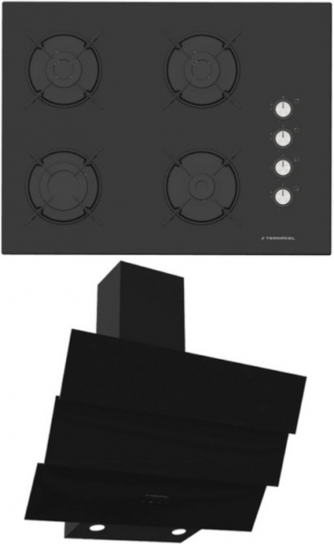 Termikel Siyah 2'li Ankastre Set BH P7144C B + + CH S6532C BB