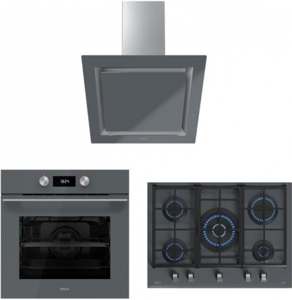 Teka Urban Gri Ankastre Set GZC 75330 XBN ST + HLB 8400 ST + DLV 68660 ST TOS