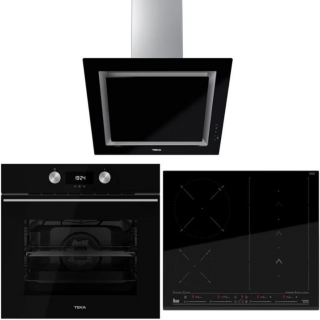 Teka Siyah Ankastre Set IZS 66700 MSP + HLB 8400 BK + DLV 68660 BK