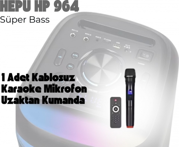 Hepu HP-964 Bluetooth Hoparlör