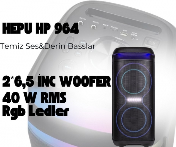 Hepu HP-964 Bluetooth Hoparlör
