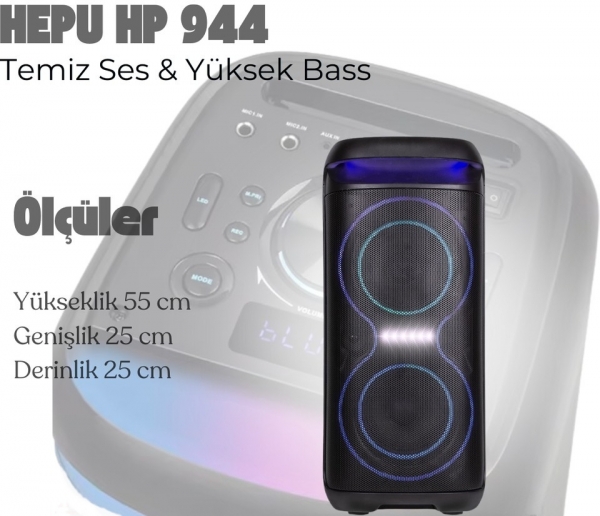 Hepu HP-964 Bluetooth Hoparlör
