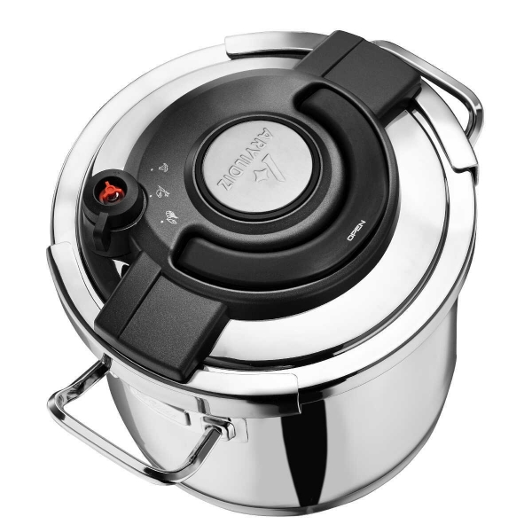 Aryıldız Touch & Cook Kanka 6+4 Düdüklü Tencere (6 Litre / 4 Litre / Çelik)