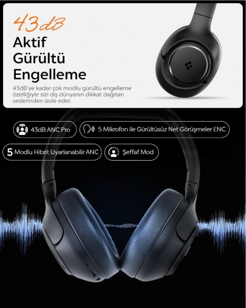 Spigen Audio Kulak Üstü P10 Kablosuz Kulaklık