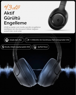 Spigen Audio Kulak Üstü P10 Kablosuz Kulaklık