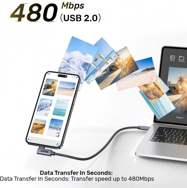 Unitek USB-C PD100W Şarj Kablosu (3 m)