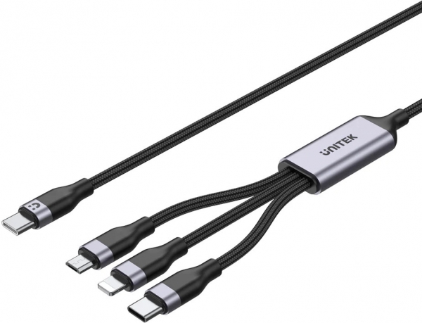 Unitek 3 in 1 USB-C Multi Şarj Kablosu