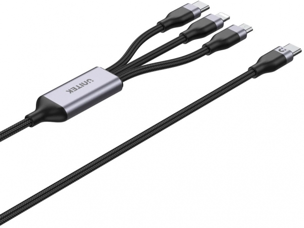 Unitek 3 in 1 USB-C Multi Şarj Kablosu