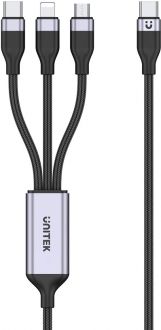 Unitek 3 in 1 USB-C Multi Şarj Kablosu