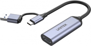 Unitek V1167A HDMI to USB-C/A Dönüştürücü