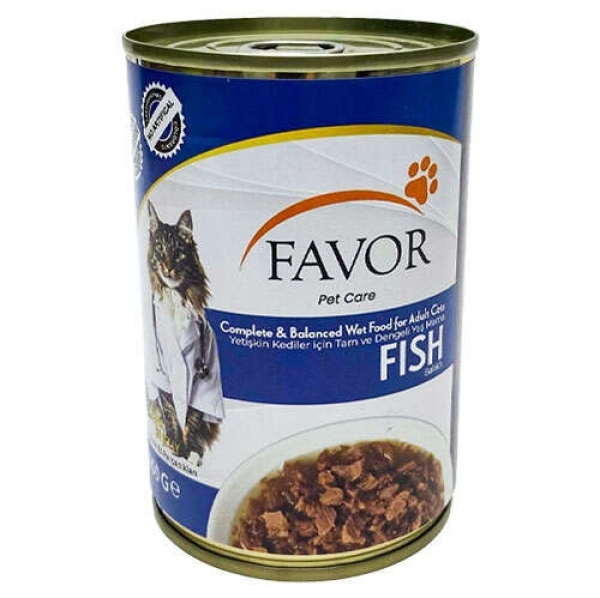 Favor Balık Etli 400 gr Kedi Maması