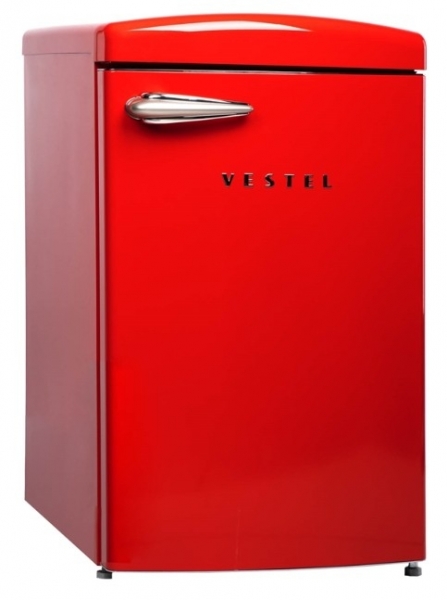 Vestel Retro SB14411 Buzdolabı (Kırmızı)