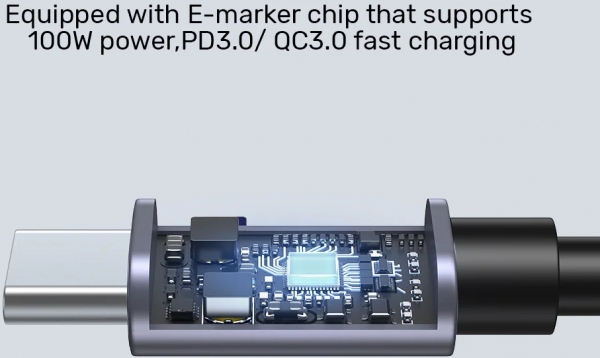 Unitek USB-C PD100W Şarj Kablosu (2 m)