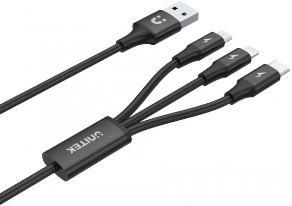 Unitek 3 in 1 USB-A Multi Şarj Kablosu