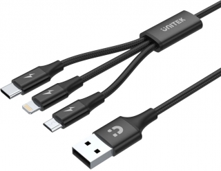 Unitek 3 in 1 USB-A Multi Şarj Kablosu