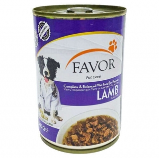 Favor Kuzu Etli Yavru 400 gr Köpek Maması