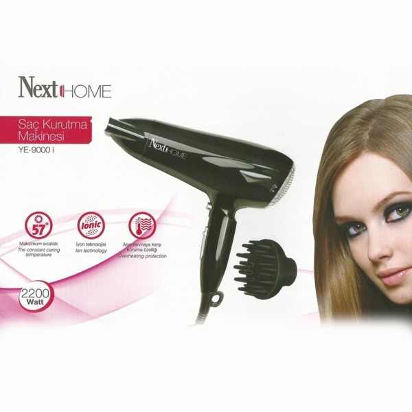 Next Home 9000i Saç Kurutma Makinesi