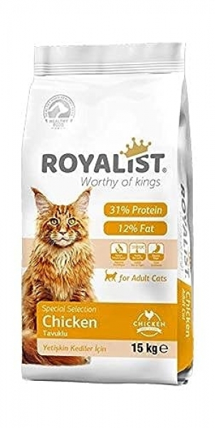 Royalist Premium Tavuklu Yetişkin 15 kg Kedi Maması